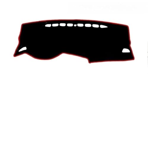 UNCLE LIAO Auto Armaturenbrett Abdeckung Matte,für MG 5 MG5 MG GT 2020 2021 2022 2023 (LHD) rutschfeste Sun Shade Pad Instrumentenabdeckung Schutzteppich Styling.,Red von UNCLE LIAO