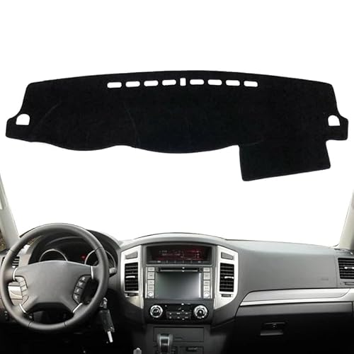 UNCLE LIAO Auto Armaturenbrett Abdeckung Matte,für Mitsubishi Pajero Shogun Montero 2006~2019 V80 V87 V93 V97 (LHD) rutschfeste Sun Shade Pad Instrumentenabdeckung Schutzteppich Styling. von UNCLE LIAO