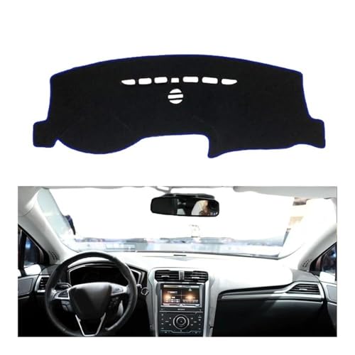 UNCLE LIAO Auto Armaturenbrett Abdeckung Matte,für Mondeo MK5 2014 2015 2016 2017 2018 2019 (LHD) rutschfeste Sun Shade Pad Instrumentenabdeckung Schutzteppich Styling.,Blue von UNCLE LIAO