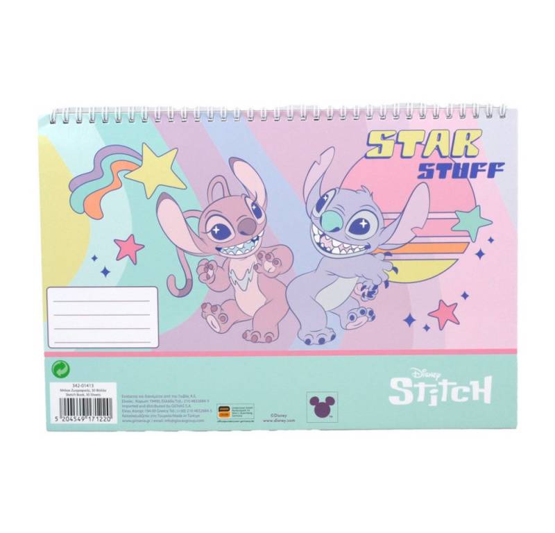 UNDERCOVER Zeichenblock Lilo & Stitch Skizzenblock Malblock Zeichenblock UNDERCOVER Zeichenblock Lilo & Stitch Skizzenblock Malblock Zeichenblock von UNDERCOVER