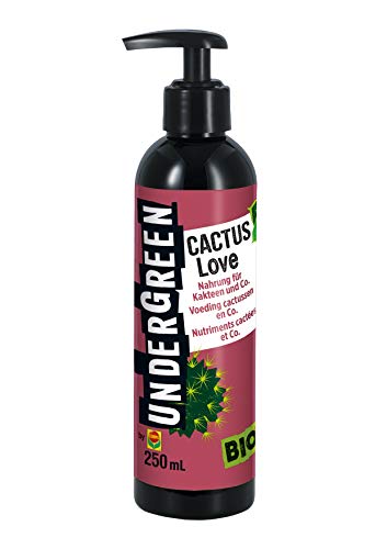 Undergreen by COMPO Cactus Love, Nahrung für alle Kakteen und Sukkulenten, Bio-Flüssig-Dünger, 250 ml von UNDERGREEN