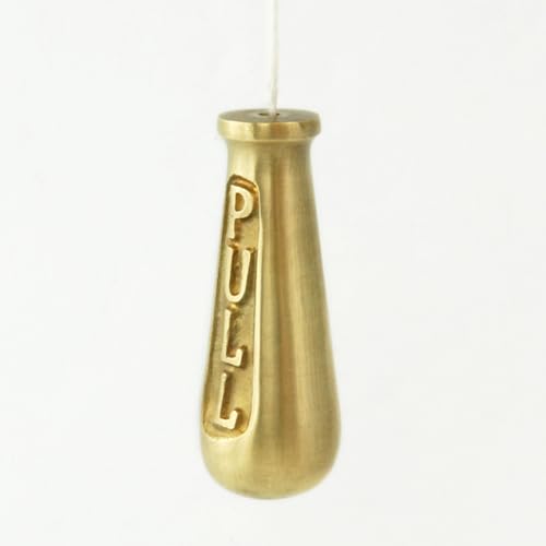 UNDERGROUND PARTS Jones & Grey Badezimmer-Lichtschalter, antikes Messing, unlackiert, Vintage-Stil von UNDERGROUND PARTS