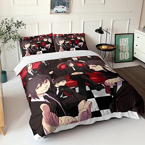 UNDERZY Auusda Naruto 3D Bettbezug Sets 3D Bettwäsche-Set Sasuke Uchiha Deckenbezug Mikrofaser, Betten Set Mit Reißverschluss Geeignet Für Erwachsene Und Kinder Pflegeleicht Single（135x200cm） von UNDERZY