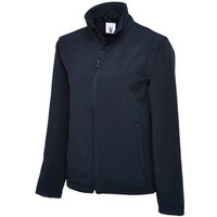 Uneek - 3-lagige wasserdichte Unisex Softshelljacke Blau s - Blau von UNEEK