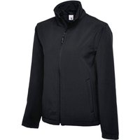 3-lagige wasserdichte Unisex Softshelljacke Schwarz XL von UNEEK