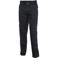 Arbeits-Cargohose Schwarz 30 245 g/m² 65 % Polyester länger geschnitten Arbeits-Cargohose Schwarz 30 245 g/m² 65 % Polyester länger geschnitten von UNEEK