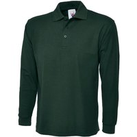 Classic langarm Poloshirt Weiß 2XL 220 g/m² Classic langarm Poloshirt Weiß 2XL 220 g/m² von UNEEK