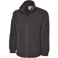 Uneek - Extra dicke Unisex Fleecejacke 300 g/m² Antipilling Grau 3XL - Schwarz von UNEEK