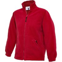 Kinder Classic Arbeits-Fleecejacke Rot 5/6 Jr. 300 g/m² Kinder Classic Arbeits-Fleecejacke Rot 5/6 Jr. 300 g/m² von UNEEK