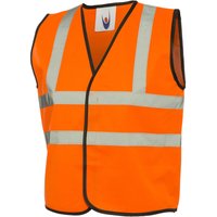 Kinder Hi Vis Warnweste Orange 10/13 Jr. 120 g/m² Kinder Hi Vis Warnweste Orange 10/13 Jr. 120 g/m² von UNEEK