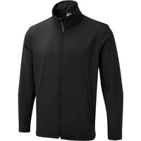 UX Softshelljacke Schwarz S 325 g/m² 10.000 mm Wassersäule von UNEEK