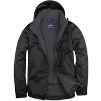 Uneek - Premium Wasserdichte Outdoorjacke Unisex 220 g/m² Schwarz s - Schwarz von UNEEK