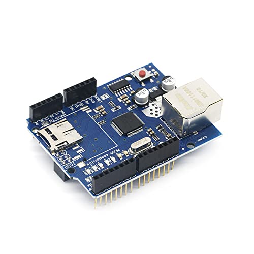 W5100 Ethernet-Erweiterungsplatine, Ethernet-Netzwerk-Shield für Mainboard 2009UNO 1280 2560 Ethernet-Shield, Netzwerk-Ethernet, geschirmtes Kabel W5100 Ethernet-Erweiterung von UNF