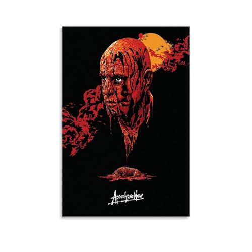 Apocalypse Now Walter Kurtz Classic Movie Character Poster Dekorative Malerei Leinwand Wandkunst Wohnzimmer Poster Schlafzimmer Malerei,Wandkunst Bilddruck Moderne Familienzimmer Dekor 16x24inch(40x60 von UNFANRWZW