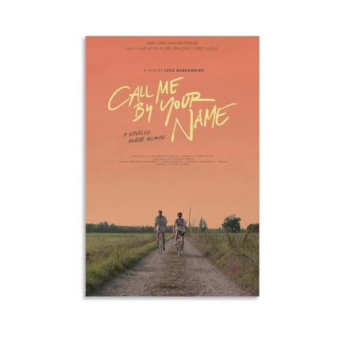 Call Me By Your Name Movie Canvas Wall Art Poster Dekorative Malerei Leinwand Wandkunst Wohnzimmer Poster Schlafzimmer Malerei,Wandkunst Bilddruck Moderne Familienzimmer Dekor 16x24inch(40x60cm) von UNFANRWZW