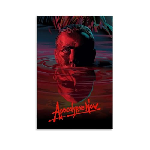 UNFANRWZW Apocalypse Now Classic Vintage Movie Poster Dekorative Malerei Leinwand Wandkunst Wohnzimmer Poster Schlafzimmer Malerei,Wandkunst Bilddruck Moderne Familienzimmer Dekor 20x30inch(50x75cm) von UNFANRWZW