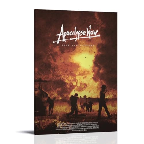 UNFANRWZW Apocalypse Now Movie Art Poster Dekorative Malerei Leinwand Wandkunst Wohnzimmer Poster Schlafzimmer Malerei,Wandkunst Bilddruck Moderne Familienzimmer Dekor 16x24inch(40x60cm) von UNFANRWZW