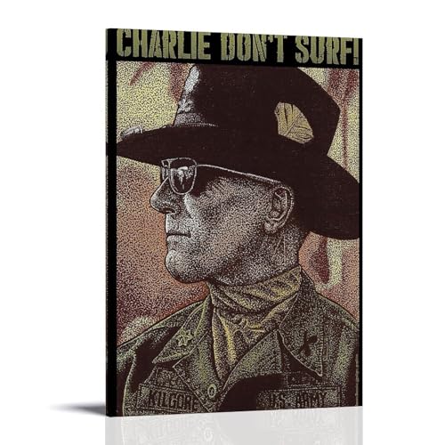 UNFANRWZW Apocalypse Now Movie Character Art Poster Dekorative Malerei Leinwand Wandkunst Wohnzimmer Poster Schlafzimmer Malerei,Wandkunst Bilddruck Moderne Familienzimmer Dekor 12x18inch(30x45cm) von UNFANRWZW