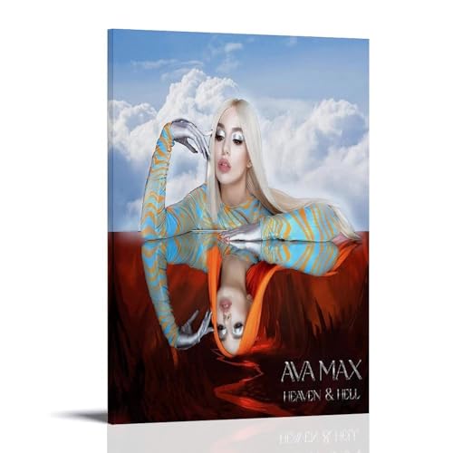 UNFANRWZW Ava Max Classic Album Art Poster Dekorative Malerei Leinwand Wandkunst Wohnzimmer Poster Schlafzimmer Malerei,Wandkunst Bilddruck Moderne Familienzimmer Dekor 20x30inch(50x75cm) von UNFANRWZW