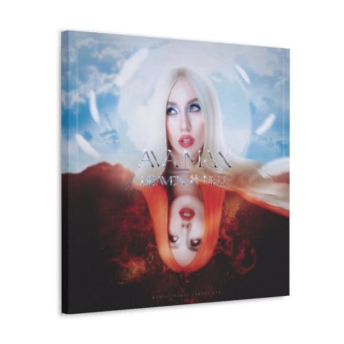 UNFANRWZW Ava Max Classic Singer Album Poster Dekorative Malerei Leinwand Wandkunst Wohnzimmer Poster Schlafzimmer Malerei,Wandkunst Bilddruck Moderne Familienzimmer Dekor 24x24inch(60x60cm) von UNFANRWZW