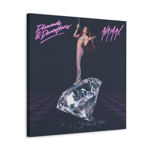 UNFANRWZW Ava Max Classic Singer Art 1 Poster Dekorative Malerei Leinwand Wandkunst Wohnzimmer Poster Schlafzimmer Malerei,Wandkunst Bilddruck Moderne Familienzimmer Dekor 24x24inch(60x60cm) von UNFANRWZW