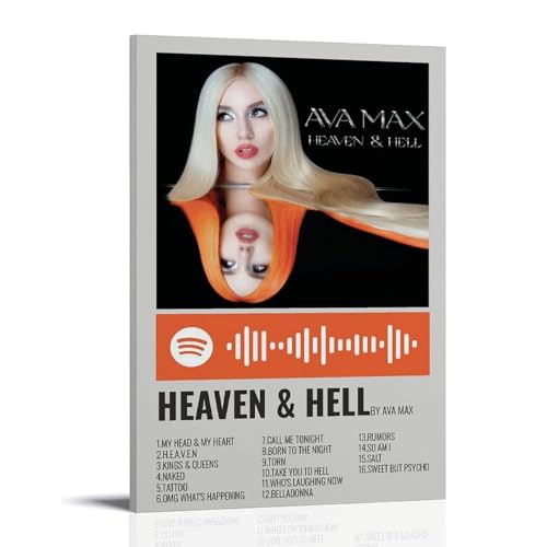 UNFANRWZW Ava Max Singer Album Collection Art1 Poster Dekorative Malerei Leinwand Wandkunst Wohnzimmer Poster Schlafzimmer Malerei,Wandkunst Bilddruck Moderne Familienzimmer Dekor 12x18inch(30x45cm) von UNFANRWZW