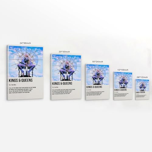 UNFANRWZW Ava Max Singer Album Minimalist Poster Dekorative Malerei Leinwand Wandkunst Wohnzimmer Poster Schlafzimmer Malerei,Wandkunst Bilddruck Moderne Familienzimmer Dekor 20x30inch(50x75cm) von UNFANRWZW