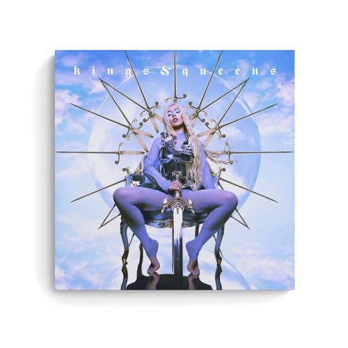 UNFANRWZW Ava Max Singer Classic Album Poster Dekorative Malerei Leinwand Wandkunst Wohnzimmer Poster Schlafzimmer Malerei,Wandkunst Bilddruck Moderne Familienzimmer Dekor 12x12inch(30x30cm) von UNFANRWZW
