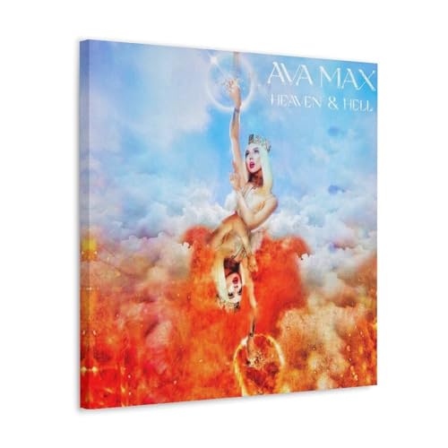 UNFANRWZW Ava Max Singer Classic Character Art Poster Dekorative Malerei Leinwand Wandkunst Wohnzimmer Poster Schlafzimmer Malerei,Wandkunst Bilddruck Moderne Familienzimmer Dekor 16x16inch(40x40cm) von UNFANRWZW