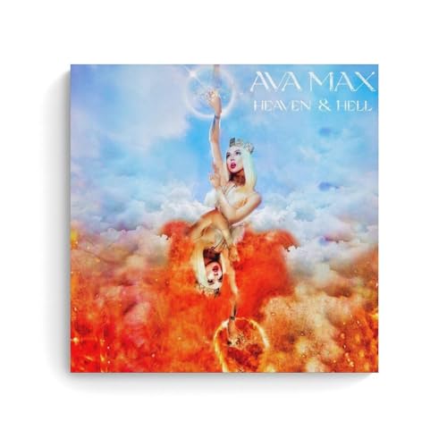 UNFANRWZW Ava Max Singer Classic Character Art Poster Dekorative Malerei Leinwand Wandkunst Wohnzimmer Poster Schlafzimmer Malerei,Wandkunst Bilddruck Moderne Familienzimmer Dekor 24x24inch(60x60cm) von UNFANRWZW