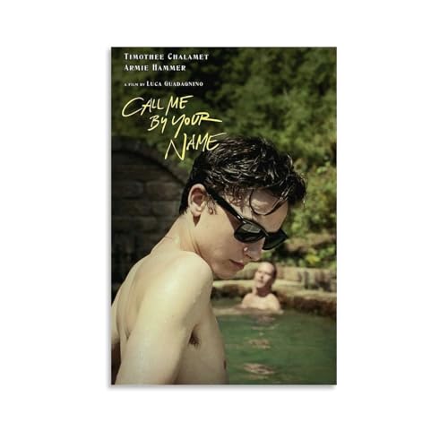 UNFANRWZW Call Me By Your Name Classic Movie Poster Dekorative Malerei Leinwand Wandkunst Wohnzimmer Poster Schlafzimmer Malerei,Wandkunst Bilddruck Moderne Familienzimmer Dekor 16x24inch(40x60cm) von UNFANRWZW