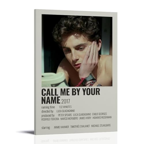 UNFANRWZW Call Me By Your Name Classic Movie1 Poster Dekorative Malerei Leinwand Wandkunst Wohnzimmer Poster Schlafzimmer Malerei,Wandkunst Bilddruck Moderne Familienzimmer Dekor 12x18inch(30x45cm) von UNFANRWZW