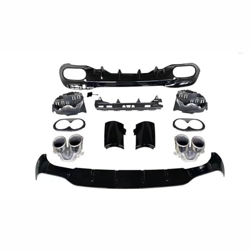 UNGOOR Auto Heckstoßstange Lip Diffusor für Mercedes Benz CLA W118 Change CLA45 AMG 2018- Auto Heckstoßstange Lip Diffusor.,B-Black Tail Throat UNGOOR Auto Heckstoßstange Lip Diffusor für Mercedes Benz CLA W118 Change CLA45 AMG 2018- Auto Heckstoßstange Lip Diffusor.,B-Black Tail Throat von UNGOOR