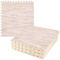 12er Set Bodenschutzmatte Schutzmatten Puzzlematten Spielteppich Trainingsmatten Gymnastikmatten 60×60cm, Beige 12er Set Bodenschutzmatte Schutzmatten Puzzlematten Spielteppich Trainingsmatten Gymnastikmatten 60×60cm, Beige von UNHO
