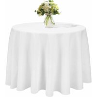 Unho - Runde Tischdecke Tischtuch 230 cm, waschbare, Polyester schmutzabweisende Tischwäche für Party Küche Esstisch von UNHO