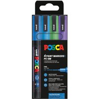 Uni-ball - Marker uni posca PC-3M 4er Set Glitter c von UNI-BALL