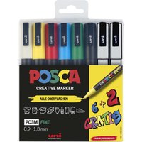 uni-ball POSCA PC-3M Acrylstift 0.9 - 1.3 mm Mehrfarbig uni-ball POSCA PC-3M Acrylstift 0.9 - 1.3 mm Mehrfarbig von UNI-BALL