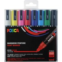 uni-ball POSCA PC-5M Acrylstift 1.8 - 2.5 mm Mehrfarbig von UNI-BALL