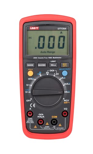 Uni-T Universalmessgerät UT139A/MIE0154 True RMS LCD Bildschirm Erfassungsfunktion (NCV) von UNI-TREND