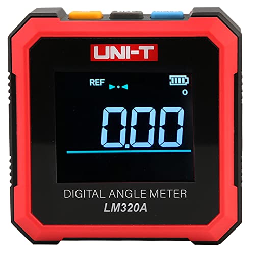 UNI-T LM320A Electronic Angle Meter Digital Protractor Magnetic Inclinometer Angle Tester Bevel Box Backlight von UNI-TREND