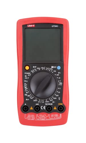 UNI-T MIE0083/UT58C Digital-Multimeter AC/DC Spannungsprüfer, Mehrfarbig - Orange/Pink von UNI-T