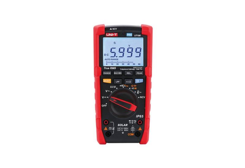 UNI-T Strommessgerät UNI-T True RMS Solar-Multimeter UT196 von UNI-T