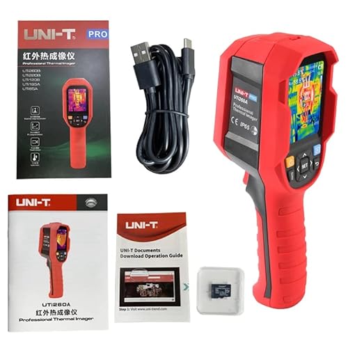 UNI-T Thermal Imager UTI260A 256x192 Pixels Thermographic Camera Infrared Thermal Camera For Repairs Floor Heating Pipe Testing, RED von UNI-T