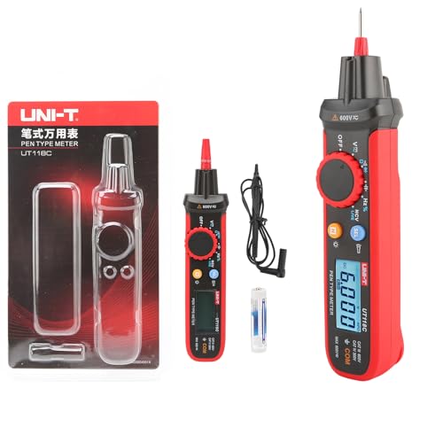 UNI-T UT118C Stiftmultimeter True RMS Digital 6000 Zählungen AC/DC Spannung Widerstand Kapazität Frequenz Diode EF NCV Multitester UNI-T UT118C Stiftmultimeter True RMS Digital 6000 Zählungen AC/DC Spannung Widerstand Kapazität Frequenz Diode EF NCV Multitester von UNI-TREND