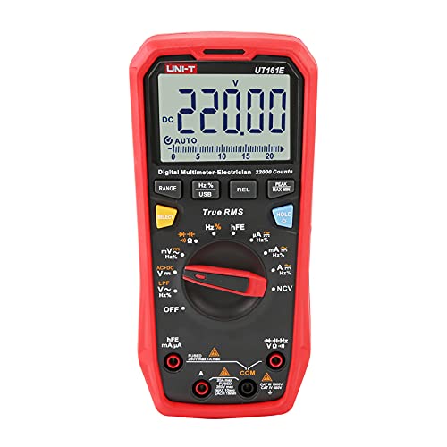 UNI-T UT161E 1000V 20A Digital Multimeter 22000 Zählungen Anzeige NCV hFE Auto Bereich Echter Effektivwert AC/DC Stromspannung Strom Widerstand Kapazität Tester von UNI-T