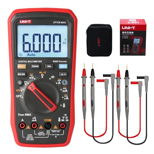 UNI-T UT17B Max Digital Multimeter VFD 1000V AC DC Amperemeter Voltmeter Widerstand Kapazität Frequenz Temperatur Elektrisch Multimeter UNI-T UT17B Max Digital Multimeter VFD 1000V AC DC Amperemeter Voltmeter Widerstand Kapazität Frequenz Temperatur Elektrisch Multimeter von UNI-TREND
