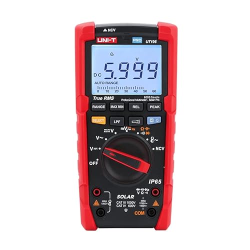 UNI-T UT196 Professional Digital Multimeter 1700V DC Voltage Tester True RMS Capacimeter Resistance Frequency Meter- Solar Pro UNI-T UT196 Professional Digital Multimeter 1700V DC Voltage Tester True RMS Capacimeter Resistance Frequency Meter- Solar Pro von UNI-TREND