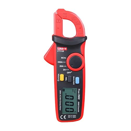 UNI-T UT210B Clamp Meter Digital Pliers Ammeter Voltmeter Professional Electrician Tester Multimeter von UNI-TREND