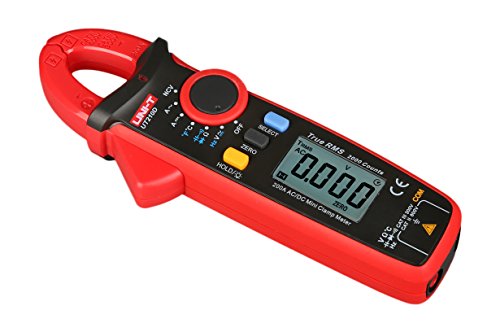 UNI-T UT210D AC/DC 200A True RMS Auto-Range Digital Multimeter Voltage Current Clamp Meter with Capacitance Temperature (F/C) Resistance Measurement Tester Detector von UNI-TREND