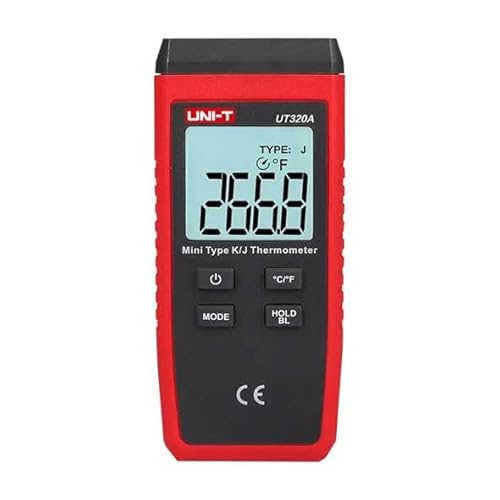 UNI-T UT320A Digitales Thermometer, tragbar, für Heizung, Typ K und J von UNI-T